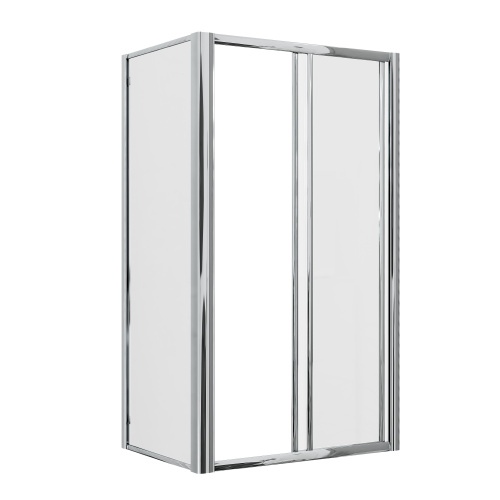 Душевой уголок Grossman Alba GR-1080Al 100х80 стекло прозрачное профиль хром глянцевый без поддона